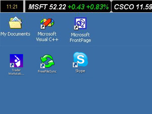 forex ticker desktop